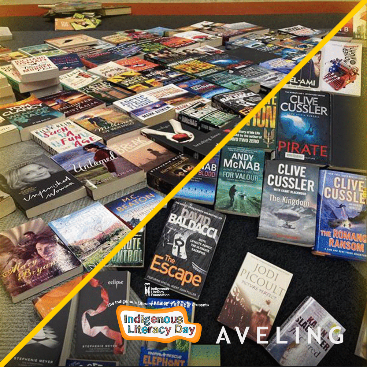 books on table