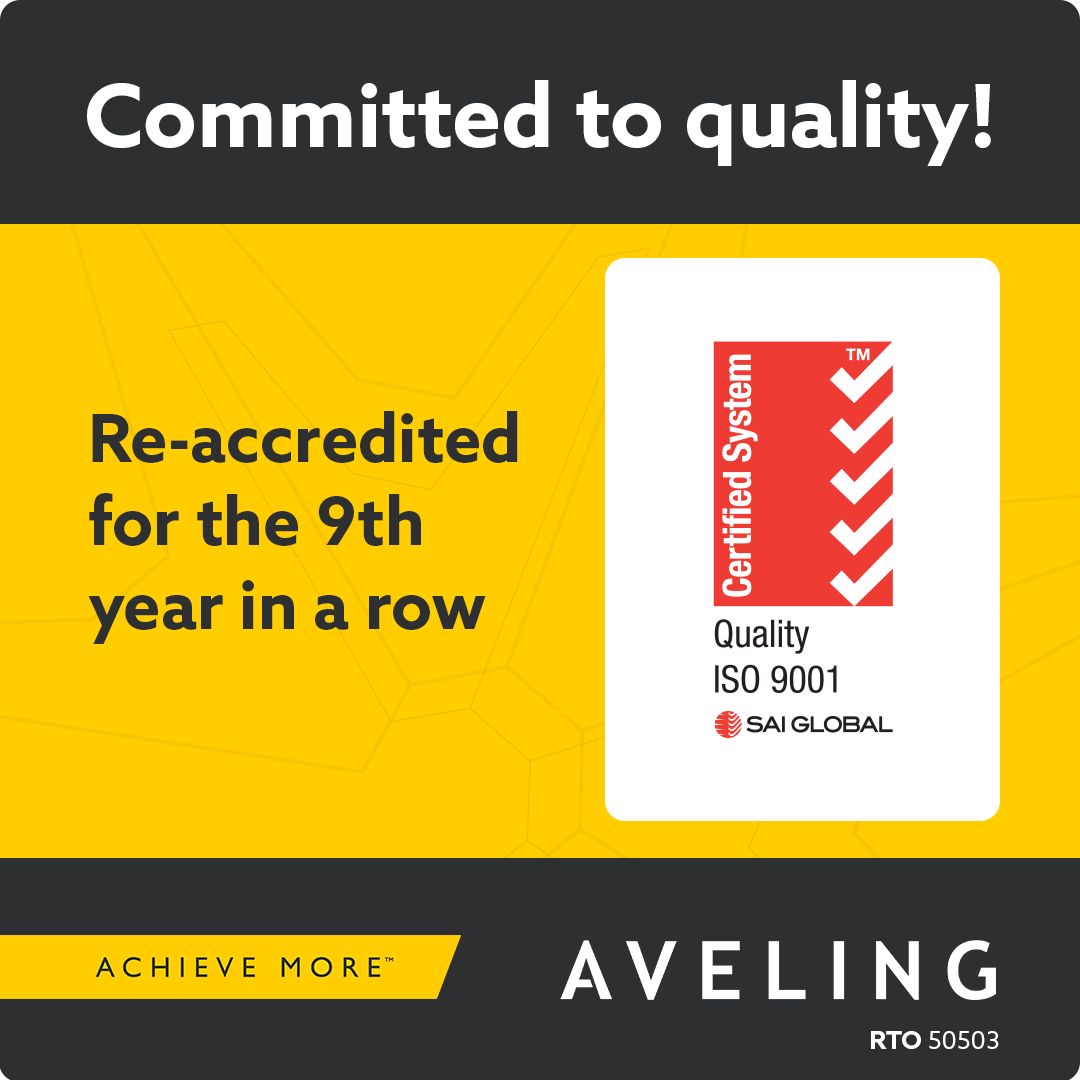 Aveling ISO Accredited for 9th year straight